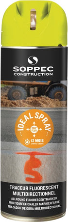 SOPPEC Spray de marquage IDEAL jaune fluo ( 4000354901 )