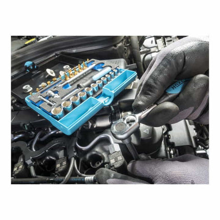 HAZET Jeu de clés à douille 854 30 pièces 1/4 po. ( 4000820539 )