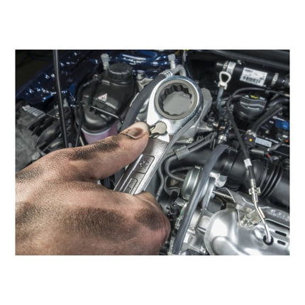 HAZET Clé mixte à cliquet 606 ouverture de clé 13 mm longueur 193,2 mm ( 4000822585 )