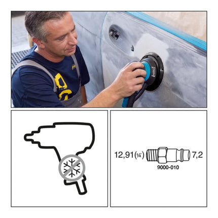 HAZET Ponceuse excentrique pneumatique 9033-2 150 mm ( 4000898934 )
