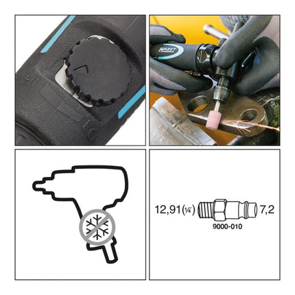 HAZET Meuleuse pneumatique droite 9032N-5 2000-20000 min-¹ ( 4000898932 )