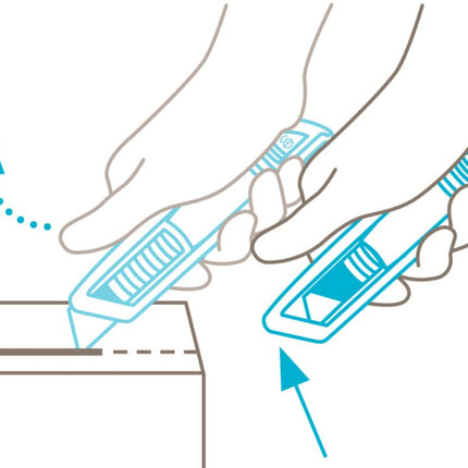 MARTOR Couteau de sécurité SECUNORM 500 L. 143 mm l. 16 mm H. 36 mm ( 4000818066 )