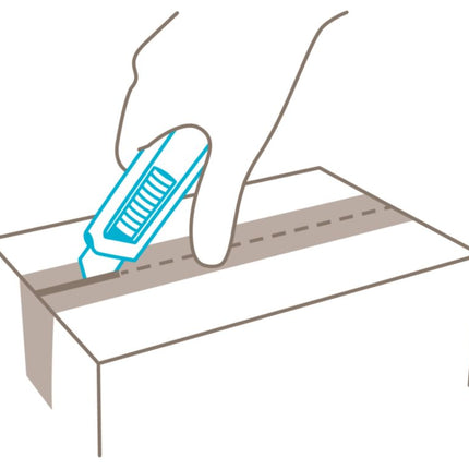 MARTOR Couteau de sécurité SECUNORM 500 L. 143 mm l. 16 mm H. 36 mm ( 4000818066 )
