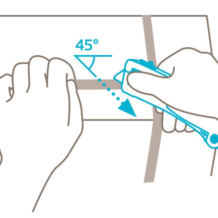 MARTOR Couteau de sécurité SECUPRO MAXISAFE L. 148 mm l. 18 mm H. 42 mm ( 4000817991 )
