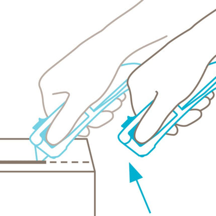 MARTOR Couteau de sécurité SECUPRO MAXISAFE L. 148 mm l. 18 mm H. 42 mm ( 4000817991 )