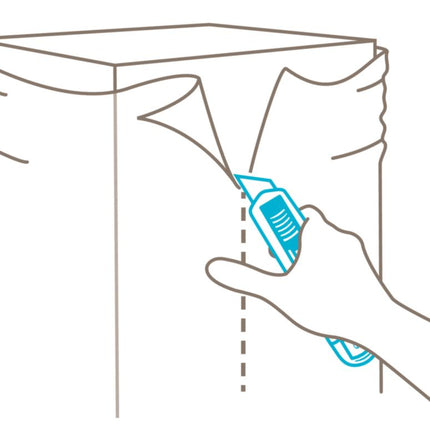 MARTOR Couteau de sécurité SECUNORM 525 long. 143 mm largeur 17 mm hauteur 31 mm ( 4000818480 )