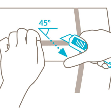 MARTOR Couteau de sécurité SECUNORM 525 long. 143 mm largeur 17 mm hauteur 31 mm ( 4000818480 )