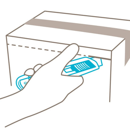 MARTOR Couteau de sécurité SECUNORM 525 long. 143 mm largeur 17 mm hauteur 31 mm ( 4000818480 )