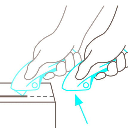 MARTOR Couteau de sécurité SECUPRO MERAK L. 128 mm l. 18 mm H. 50 mm ( 4000817798 )