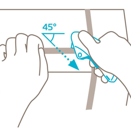 MARTOR Couteau de sécurité SECUPRO MERAK L. 128 mm l. 18 mm H. 50 mm ( 4000817798 )