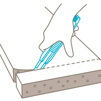 MARTOR Couteau de sécurité SECUNORM 380 L. 170,5 mm l. 20 mm H. 34 mm ( 4000817833 )