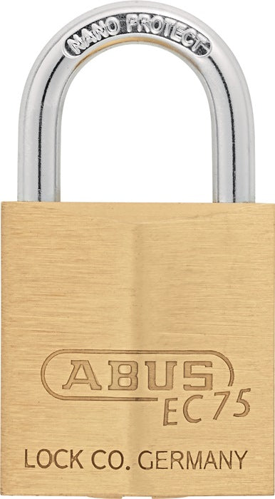 Cadenas à cylindre ABUS 75/50 vs. Lock-Tag largeur du corps de serrure 50 mm ( 3000280289 )
