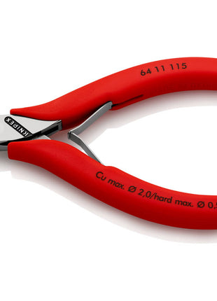 KNIPEX Coup. frontale pour l´electronique  longueur 115 mm ( 4000794587 )