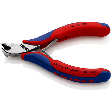 KNIPEX Coup. frontale pour l´electronique  longueur 120 mm ( 4000794593 )