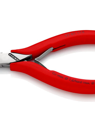 KNIPEX cortador lateral electrónico longitud 115 mm forma 0 (4000794254)