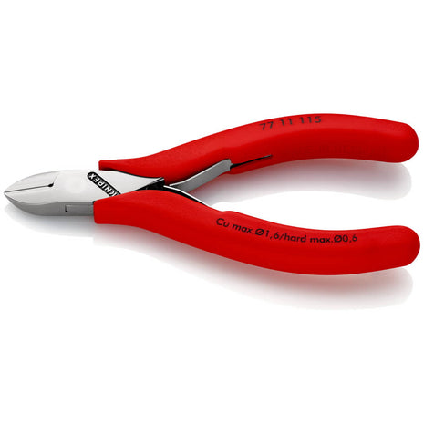 KNIPEX Electronics szczypce tnące boczne długość 115 mm kształt 1 ( 4000810486 )