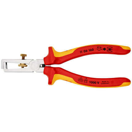 KNIPEX Pince à dénuder  longueur 160 mm VDE ( 4000810415 )