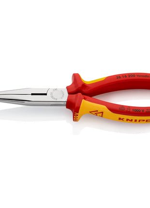 KNIPEX Pince à becs plats, ronds  longueur 200 mm ( 4000810355 )