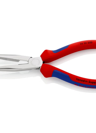 KNIPEX Pince à becs plats, ronds  longueur 200 mm chromé ( 4000810367 )