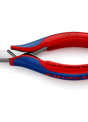 KNIPEX Electronics szczypce tnące boczne długość 115 mm kształt 0 ( 4000810739 )