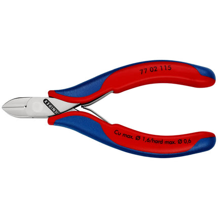 KNIPEX Pince coupante latérale électronique  longueur 115 mm forme 0 ( 4000810739 )