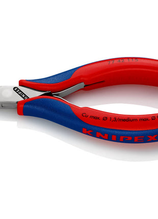 KNIPEX Electronics szczypce tnące boczne długość 115 mm kształt 4 ( 4000810742 )