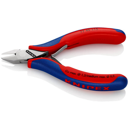 KNIPEX Pince coupante latérale électronique  longueur 115 mm forme 4 ( 4000810742 )