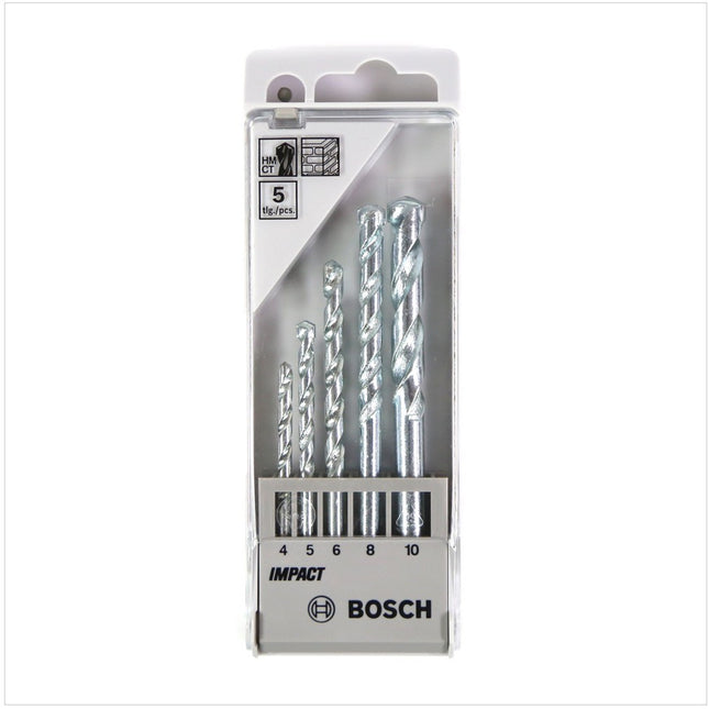 Bosch 5 tlg. Steinbohrer Set Impact 4 - 10 mm ( 1609200228 ) - Toolbrothers