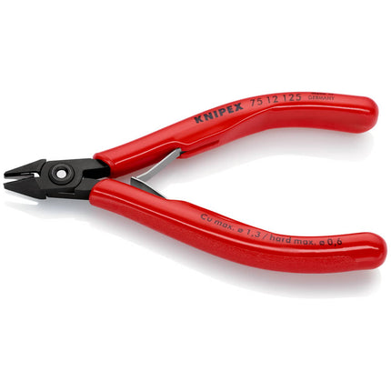 KNIPEX Pince coupante latérale électronique  longueur 125 mm forme 1 ( 4000810500 )