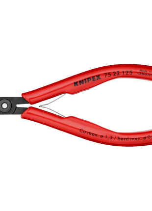 KNIPEX Electronics szczypce tnące boczne długość 125 mm kształt 2 ( 4000794622 )