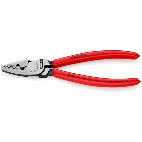 KNIPEX Pince pour embouts de câble  longueur totale 180 mm ( 4000810445 )