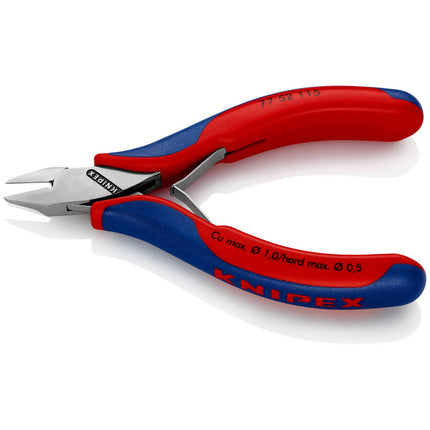 KNIPEX Pince coupante latérale électronique  longueur 115 mm forme 5 ( 4000794636 )