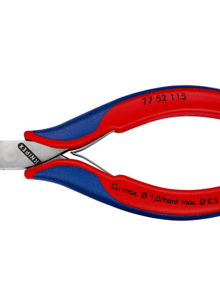 KNIPEX Electronics szczypce tnące boczne długość 115 mm kształt 5 ( 4000794636 )