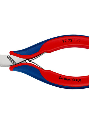 KNIPEX Electronics szczypce tnące boczne długość 115 mm kształt 4 ( 4000810743 )