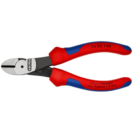 KNIPEX Coupeuse latér. diag. à forte démultipl.  longueur 140 mm ( 4000794235 )
