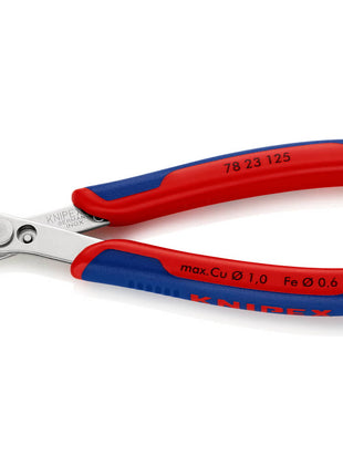 KNIPEX Electronics szczypce tnące boczne Super-Knips(R) INOX długość 125 mm kształt 2 ( 4000810507 )