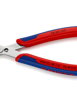 KNIPEX Electronics szczypce tnące boczne Super-Knips(R) INOX długość 125 mm kształt 2 ( 4000810507 )