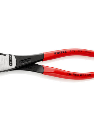 Cortadora frontal eléctrica KNIPEX longitud total 140 mm (4000810080)