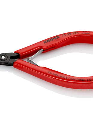 KNIPEX Electronics szczypce tnące boczne długość 125 mm kształt 5 ( 4000794624 )