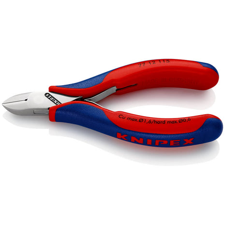 KNIPEX Electronics szczypce tnące boczne długość 115 mm kształt 1 ( 4000810740 )