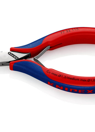 KNIPEX pince coupante latérale pour l'électronique longueur 115 mm forme 2 ( 4000810741 )