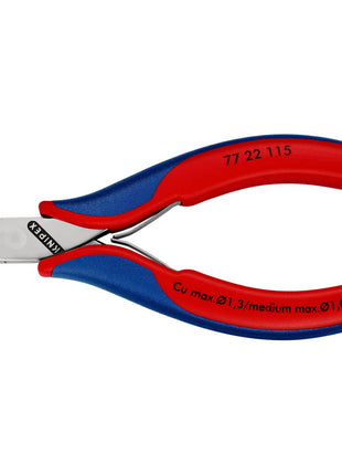 KNIPEX pince coupante latérale pour l'électronique longueur 115 mm forme 2 ( 4000810741 )