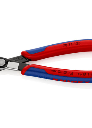 KNIPEX Electronics szczypce tnące boczne Super-Knips(R) długość 125 mm kształt 7 ( 4000810506 )