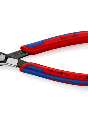 KNIPEX Electronics szczypce tnące boczne Super-Knips(R) długość 125 mm kształt 7 ( 4000810506 )