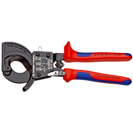 KNIPEX Cisaille à câbles  L. totale 250 mm max. 32 (240 mm²) mm ( 4000810928 )