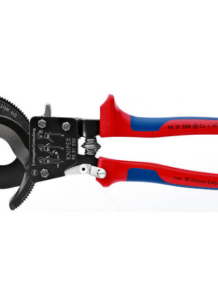 Cortacables KNIPEX longitud total 250 mm máx. 32 (240 mm²) mm (4000810928)