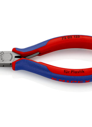 KNIPEX Szczypce tnące ukośne do tworzyw sztucznych Długość całkowita 125 mm ( 4000794228 )