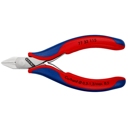 KNIPEX Pince coupante latérale électronique  longueur 115 mm forme 3 ( 4000810749 )