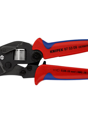 Alicates para engarzar KNIPEX longitud total 190 mm (4000810442)