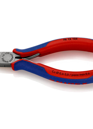 KNIPEX szczypce tnące boczne długość 125 mm kształt 1 ścięty tak ( 4000794625 )